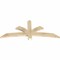 Ekena Millwork Davenport Rough Sawn Timber Gable Bracket, Douglas Fir, 60"W x 25"H x 2"D x 4"F, 10/12 Pitch GBW060X25X0204DAV00RDF - alternate 4